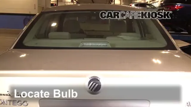 2005 Mercury Montego Premier 3.0L V6 Luces Luz de freno central (reemplazar foco)